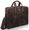 DORCHESTER Leather Laptop Messenger Bag for Men