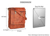 WildHorn Leather Sling Messenger Bag for Men I Multipurpose Crossbody Bag I