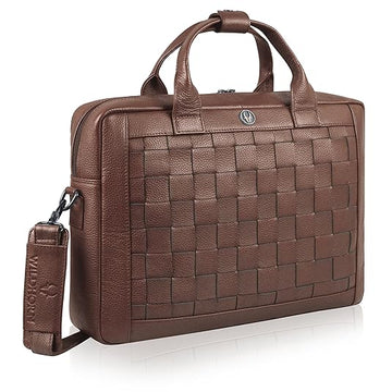 WildHorn Genuine Leather Office Bag for Men