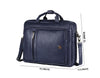 WildHorn Genuine Leather 3-in-1 Convertible Laptop Bag for Men
