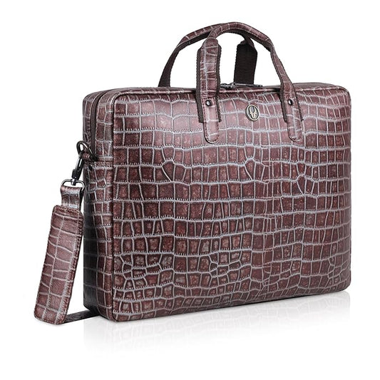 WildHorn Executive Leather Laptop Bag for Men