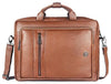 WildHorn Genuine Leather 3-in-1 Convertible Laptop Bag for Men