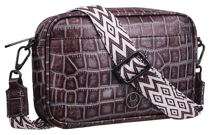 WILDHORN Leather Sling Bag for Women I Girls Travel Crossbody Bags wit