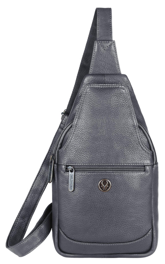 WildHorn Leather Sling Crossbody Bag for Men