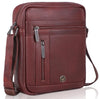 WildHorn Genuine Leather Sling Bag for Men | Crossbody Shoulder Messenger Bag with Adjustable Strap