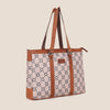 CAROLINA Laptop Tote Bag for Women I 15.6 inch Canvas Shoulder Bags for Laptop I Computer Messenger Purse I Handbag Office Briefcase Bag