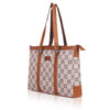 CAROLINA Laptop Tote Bag for Women I 15.6 inch Canvas Shoulder Bags for Laptop I Computer Messenger Purse I Handbag Office Briefcase Bag