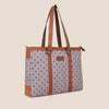 CAROLINA Laptop Tote Bag for Women I 15.6 inch Canvas Shoulder Bags for Laptop I Computer Messenger Purse I Handbag Office Briefcase Bag