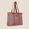 CAROLINA Laptop Tote Bag for Women I 15.6 inch Canvas Shoulder Bags for Laptop I Computer Messenger Purse I Handbag Office Briefcase Bag