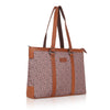 CAROLINA Laptop Tote Bag for Women I 15.6 inch Canvas Shoulder Bags for Laptop I Computer Messenger Purse I Handbag Office Briefcase Bag