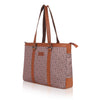 CAROLINA Laptop Tote Bag for Women I 15.6 inch Canvas Shoulder Bags for Laptop I Computer Messenger Purse I Handbag Office Briefcase Bag