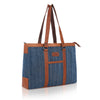 CAROLINA Canvas Laptop Tote Bag for Women I 15.6 inch Canvas Shoulder Bag