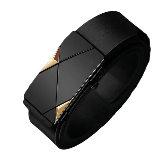 WildHorn Men's Genuine Leather Ratchet Belt for Men| Premium Auto-Lock Buckle | Adjustable up to 48” | Formal & Casual Wear | Micro-Adjust Fit | Stylish Gift Box Included