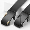 WildHorn Men's Genuine Leather Ratchet Belt for Men| Premium Auto-Lock Buckle | Adjustable up to 48” | Formal & Casual Wear | Micro-Adjust Fit | Stylish Gift Box Included