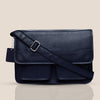 HARLOW Leather Messenger Bag for Men