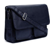 HARLOW Leather Messenger Bag for Men