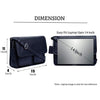 HARLOW Leather Messenger Bag for Men