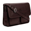 HARLOW Leather Messenger Bag for Men