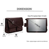 HARLOW Leather Messenger Bag for Men