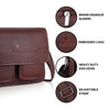 HARLOW Leather Messenger Bag for Men