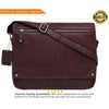 WILINGTON Leather Messenger Bag for Men