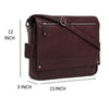 WILINGTON Leather Messenger Bag for Men