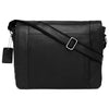 HEMSWORTH Leather Messenger Bag for Men