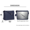 HEMSWORTH Leather Messenger Bag for Men