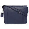 HEMSWORTH Leather Messenger Bag for Men