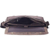 HEMSWORTH Leather Messenger Bag for Men