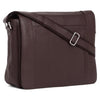 HEMSWORTH Leather Messenger Bag for Men