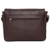 HEMSWORTH Leather Messenger Bag for Men