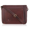 HEMSWORTH Leather Messenger Bag for Men