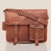 WILINGTON Leather Messenger Bag for Men