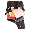 CAISTOR Leather Messenger Bag for Men