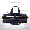 MISSOURI Leather Laptop Messenger Bag for Men