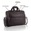 MISSOURI Leather Laptop Messenger Bag for Men