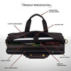 MISSOURI Leather Laptop Messenger Bag for Men