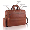 MISSOURI Leather Laptop Messenger Bag for Men
