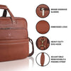 MISSOURI Leather Laptop Messenger Bag for Men