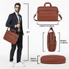 MISSOURI Leather Laptop Messenger Bag for Men