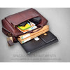 RHODE Leather Laptop Messenger Bag for Men