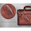 RHODE Leather Laptop Messenger Bag for Men