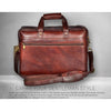 RHODE Leather Laptop Messenger Bag for Men