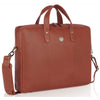 EVANDER Leather Laptop Messenger Bag for Men