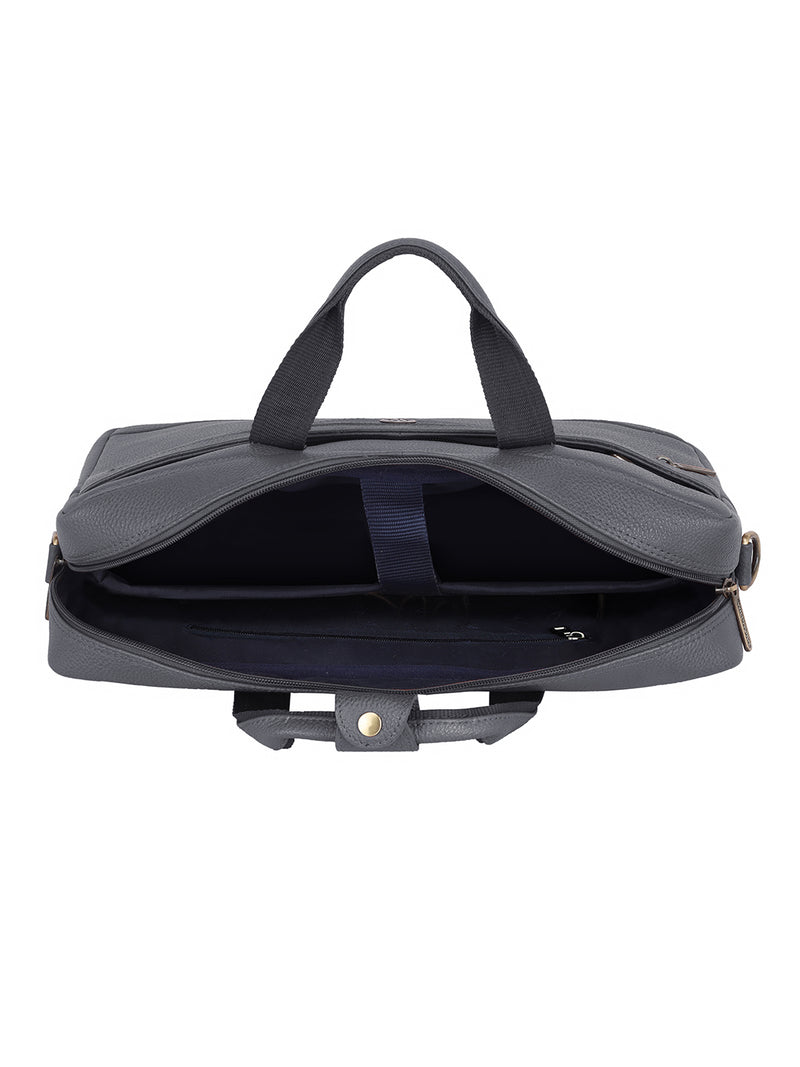 WildHorn Leather Laptop Bag for Men I Office Bag for Men | Laptop Messenger Bag/Leather Bag for Men I Dimension : L-15.5 inch W-3.5 inch H-10.5 inch