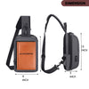 EDMONTON Crossbody Shoulder Chest Bag for Men & Women