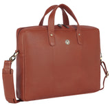 WildHorn Leather Laptop Bag for Men I Fits upto 15.6 inch Laptop/Mackbook IOffice Bag for Men | Laptop Messenger Bag/Leather Bag for Men I Dimension : L-16 inch W-3 inch H-11 inch