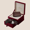 SEYMOUR Leather Wallet & Belt Gift Hamper for Men