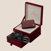 SEYMOUR Leather Wallet & Belt Gift Hamper for Men
